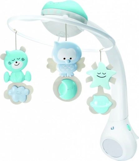Muzikale mobiel 3-in-1 Infantino – Blauw