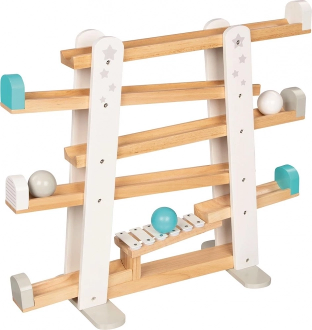Goki knikkerbaan met xylofoon – pastel