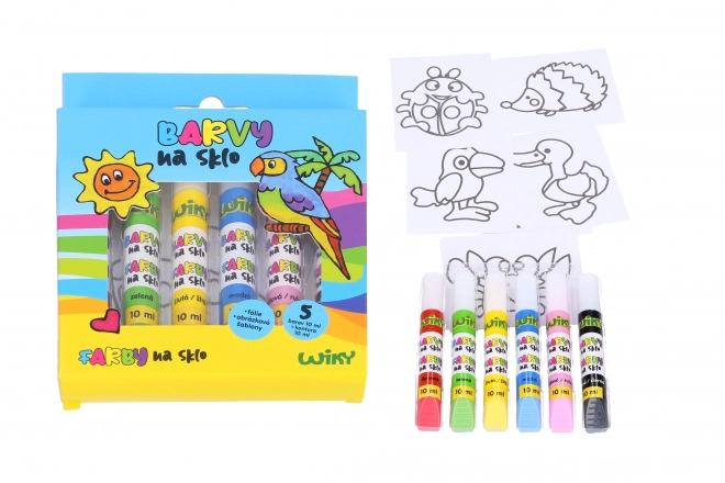 Verf voor glas 5+1 10ml