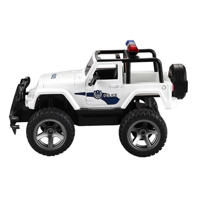 Afstandsbediende auto 1:12 Double Eagle (wit) Jeep (Politie) E550-003