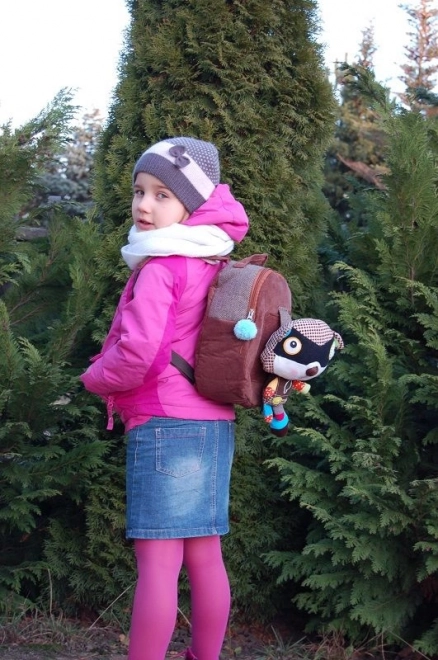 Kinder rugzak EcoSnoopers met wasbeer
