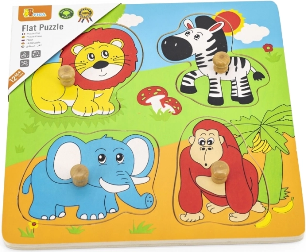 Gemakkelijk vast te pakken dankzij houten knopjes