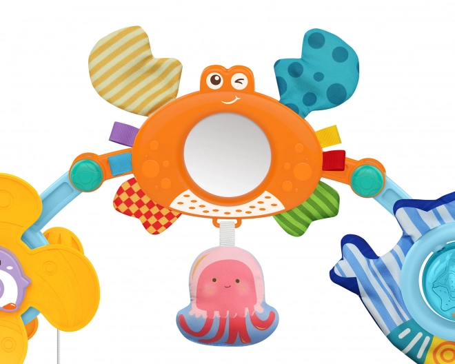 Woopie klauw met speelgoed voor kinderwagen