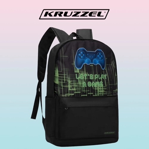 School gaming rugzak 22 l met gymtas KRUZZEL