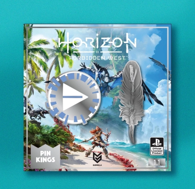 Horizon Forbidden West pins – set van 2 metalen badges