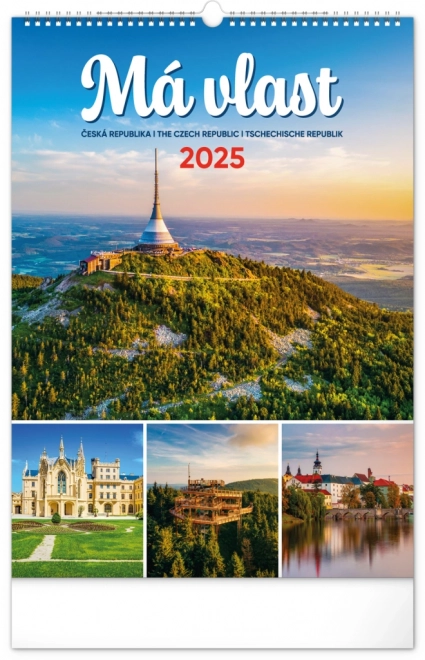 Wandkalender Mijn vaderland 2025, 33 × 46 cm
