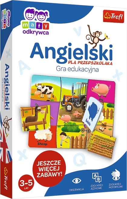 Educatief spel Engels voor kleuters - Kleine Ontdekker Trefl