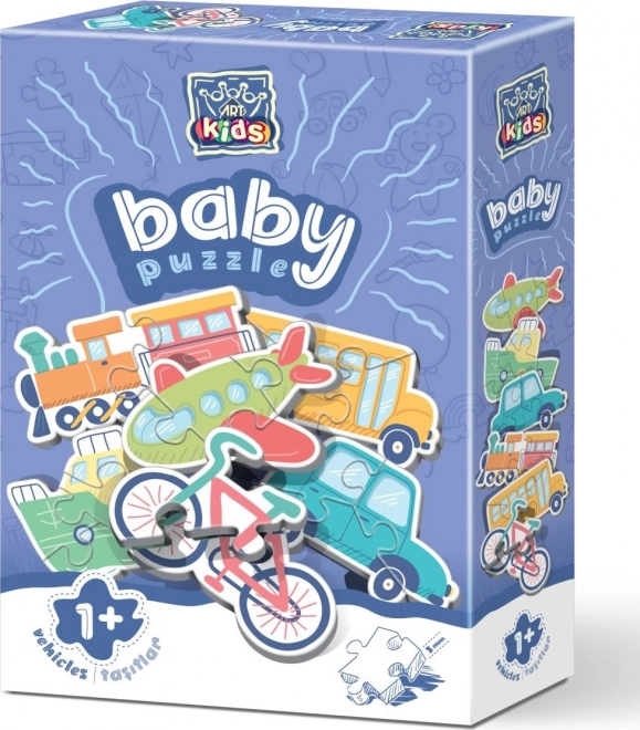 ART PUZZLE Baby Puzzel Vervoermiddelen (2-5 stukjes)