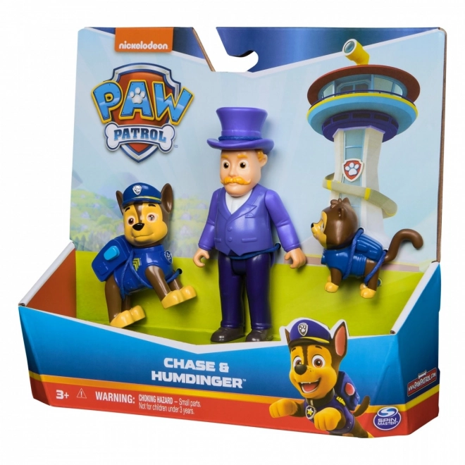 Figurenset PAW Patrol – Chase, burgemeester Humdinger en kat