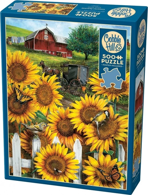 Kleurrijke kunstzinnige scène