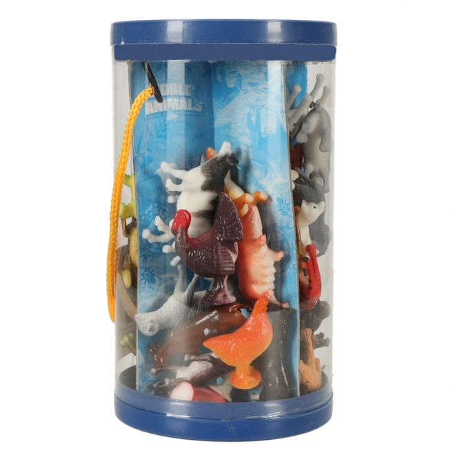Dierenfiguren - mix van 48 stuks