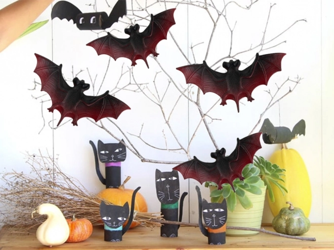 Halloween decoratie vleermuizen set