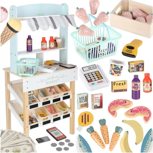 Stabiele houten constructie met 6 planken