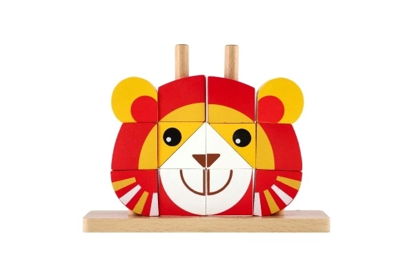 Houten puzzel - Leeuw