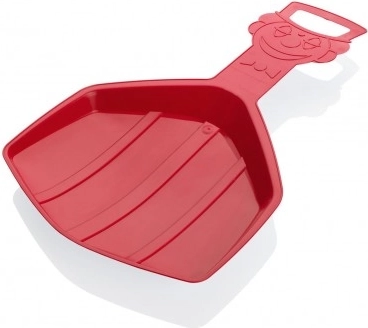 Kinder sneeuwglijder Clown plastic slee-schop – Rood