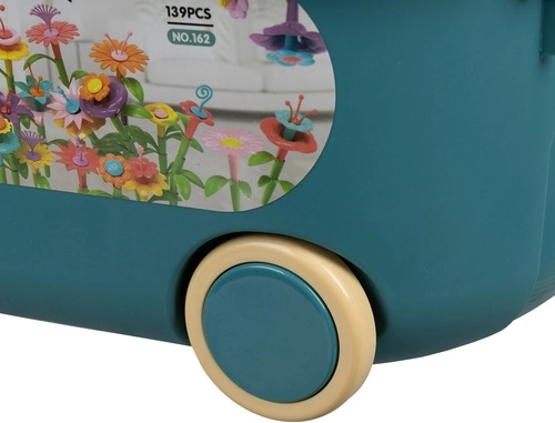 Koffer op wieltjes voor eenvoudig opbergen