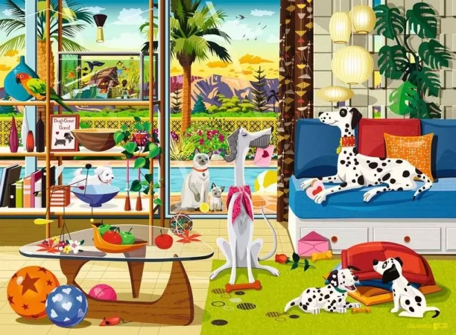 Ravensburger Huisdieren uit Palm Springs 500 stukjes