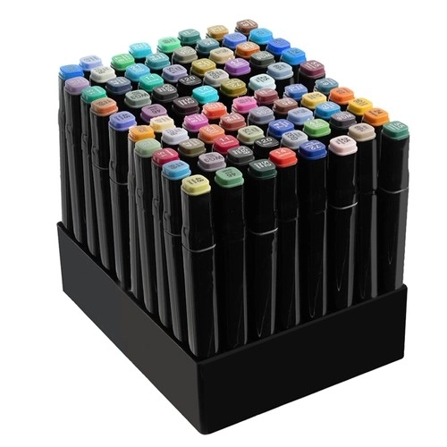 Dubbelzijdige stiften / pennen - 80 stuks. MAALEO 24103