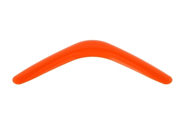 Bumerang plastic 28cm 3 kleuren