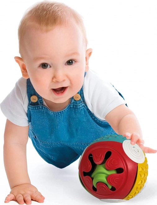 CLEMENTONI SOFT CLEMMY Sensorische inlegbal met blokjes