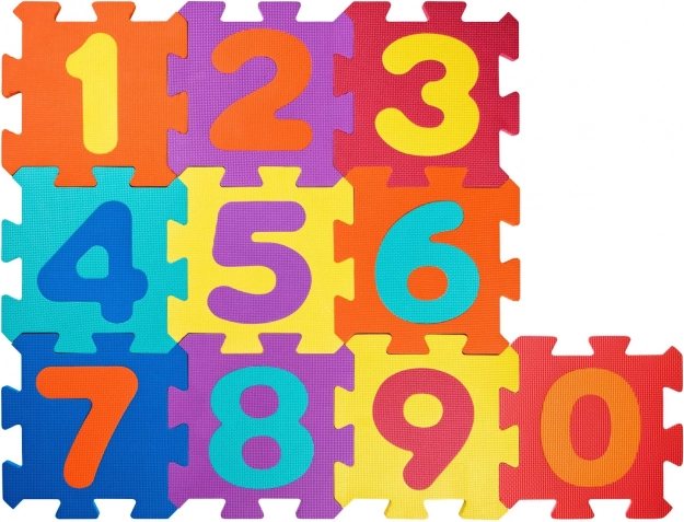 Schuimpuzzel met cijfers voor kinderen