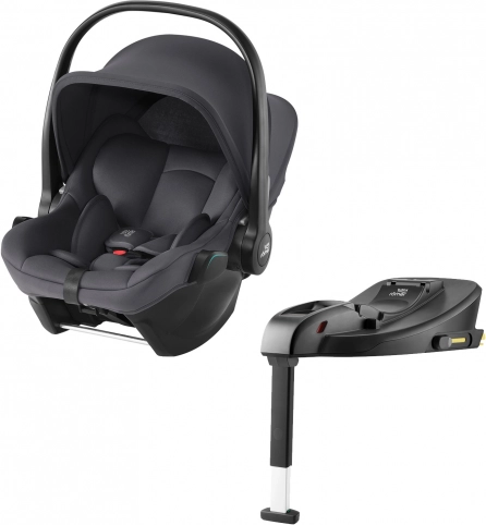 Autostoeltje Baby-Safe Core met Isofix-basis in grijs