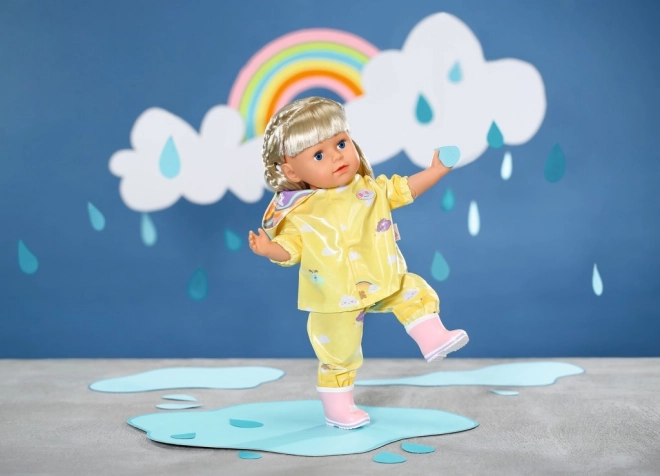 BABY born deluxe regenoutfit voor poppen 43 cm