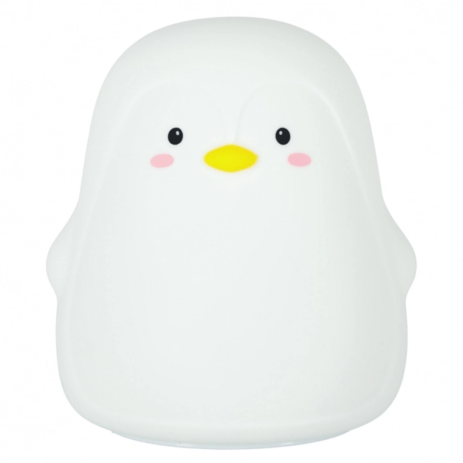Kinder siliconen LED nachtlampje pinguïn