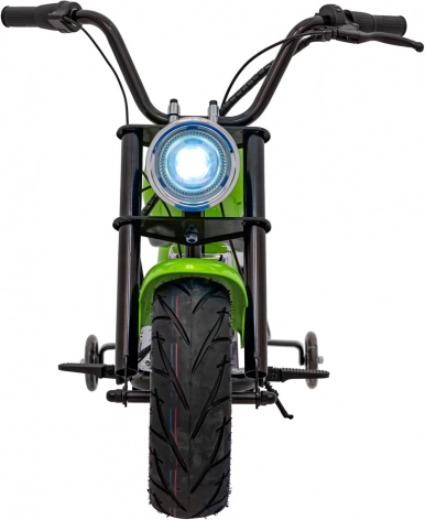kinder elektrische motor chopper warrior groen