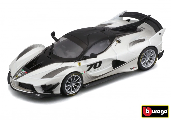 Metalen model Ferrari FXX-K EVO 2017 wit/zwart
