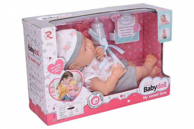 Baby met accessoires 34 cm