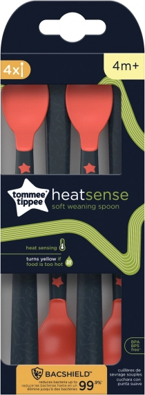Lepeltjes met warmtesensor 4m+, 4 stuks