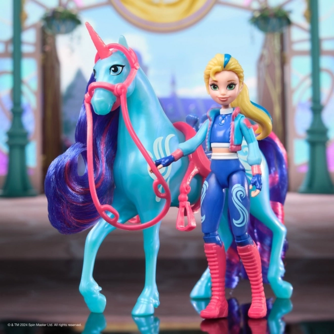 Unicorn academie figuren 11 cm Isabel en Rivier