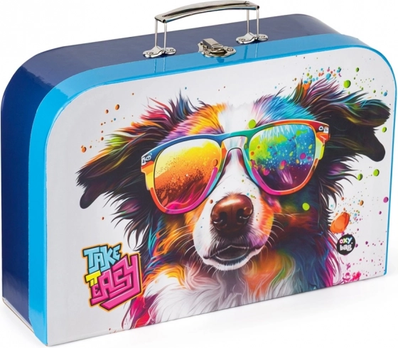 Kinderkoffertje van laminaat 34 cm – hond