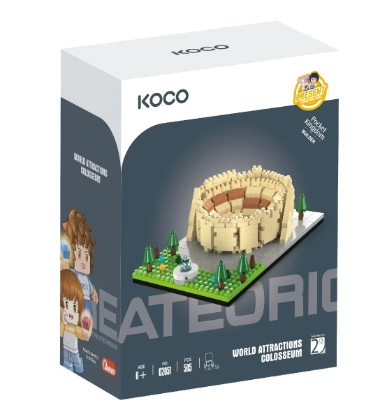 Bouwpakket KOCO Colosseum mini plastic