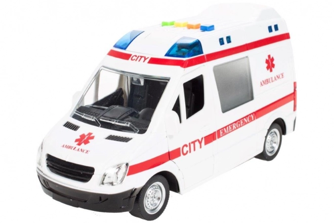 Ambulance met geluids- en lichteffecten