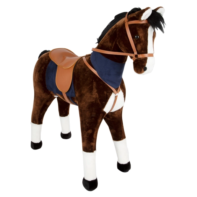 Zitzakpaard XL bruin met geluid
