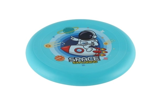 Vliegende/gooiende schijf rubber 18cm