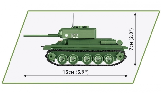 COBI 2716 II WW T-34-85, 1:48, 286 st