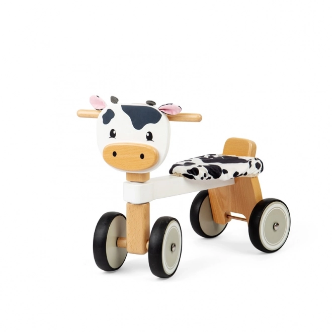 Loopfiets houten koe voor kinderen