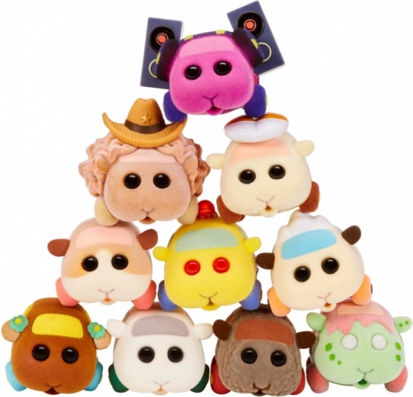 Verzamelbare mini-figuurtjes PUI PUI MOLCAR fuzmols 6,5 cm (assortiment)