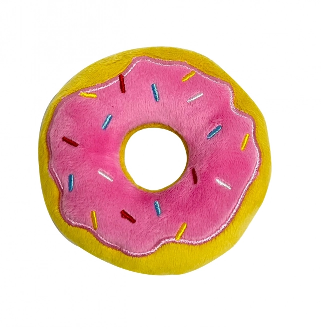 Magische kinder pluchen mand met gebak