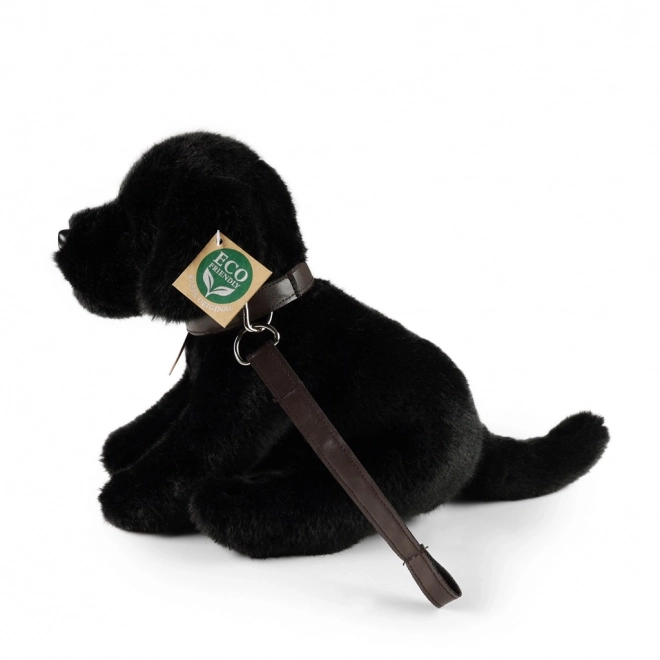 Zwarte pluchen labrador 25 cm ECO-VRIENDELIJK