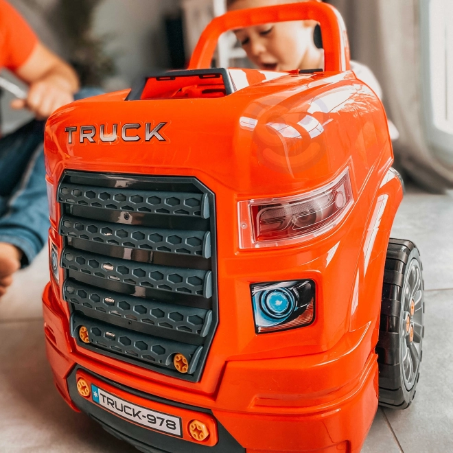 Woopie Grote vrachtwagen bouwset met accessoires
