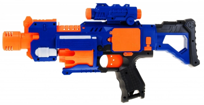 Snelvuurgeweer voor kinderen 8+ Blaze Storm 20 lange foamkogels + doelwit + fles