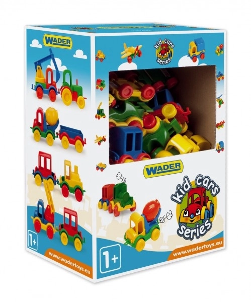 Auto Kid Cars mini plast 10cm Wader - 1 stuk
