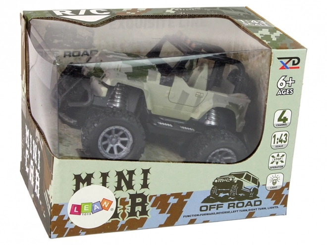 Op Afstand Bestuurbare Auto Off-Road 1:43 Camouflage