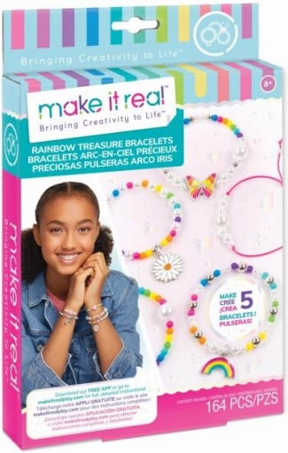 Set voor het maken van armbanden Rainbow Treasure