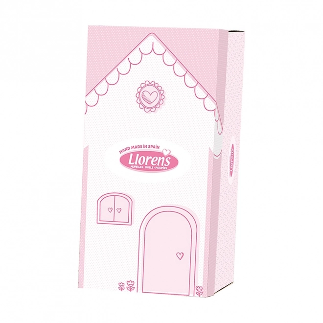 Llorens 53541 ELENA - realistische pop met zacht stoffen lichaam - 35 cm