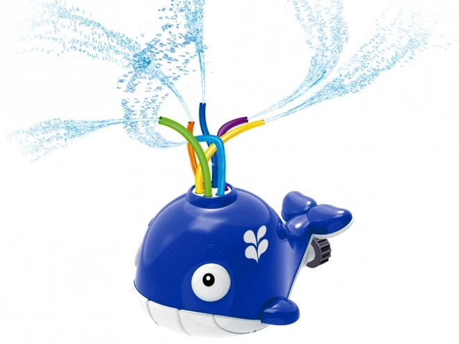 Vrolijke walvis water sproeier